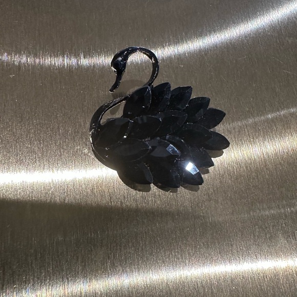 Jewelry - 🎁🎁 SALES Chic Black Swan Brooch